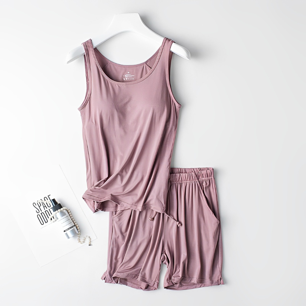 Pijama Feminino Curto em Modal Melina