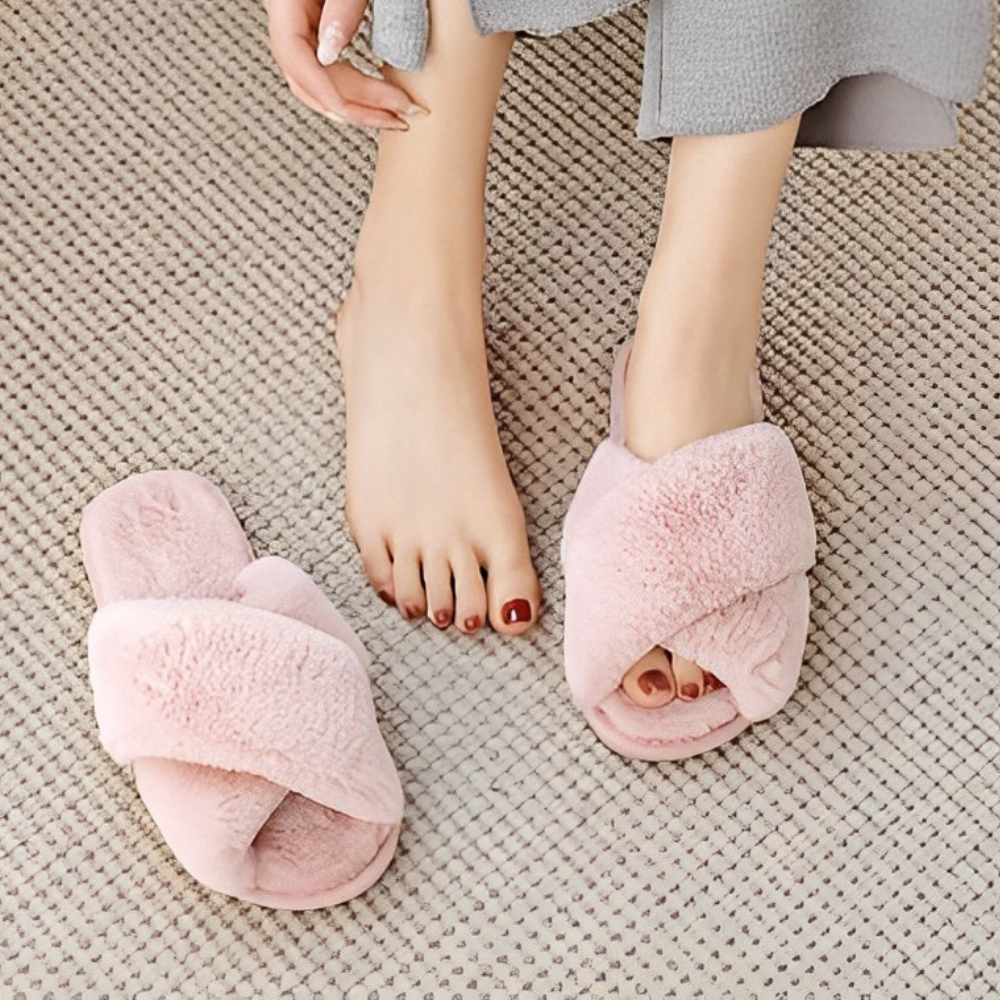 Pantufa Feminina Fluffy Slipper