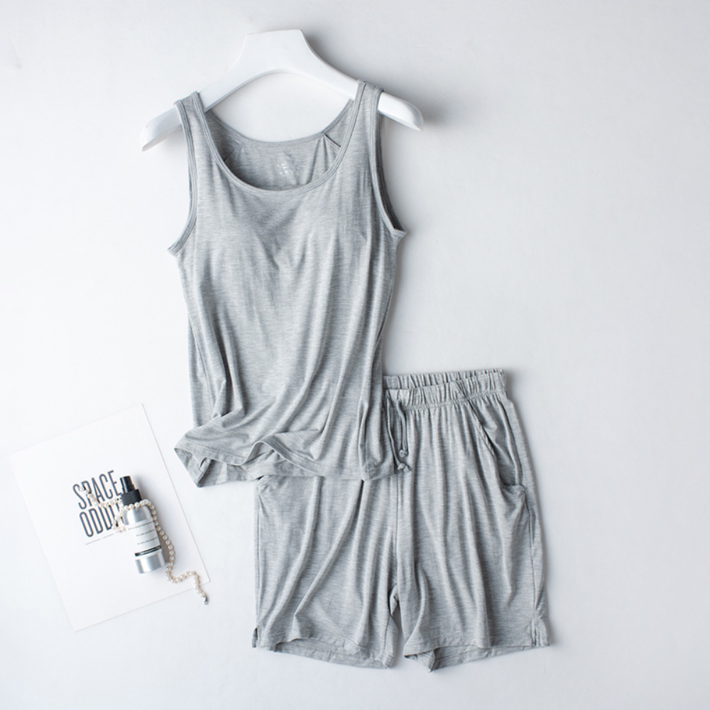 Pijama Feminino Curto em Modal Melina