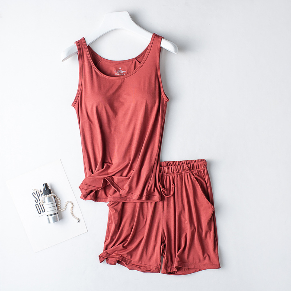 Pijama Feminino Curto em Modal Melina