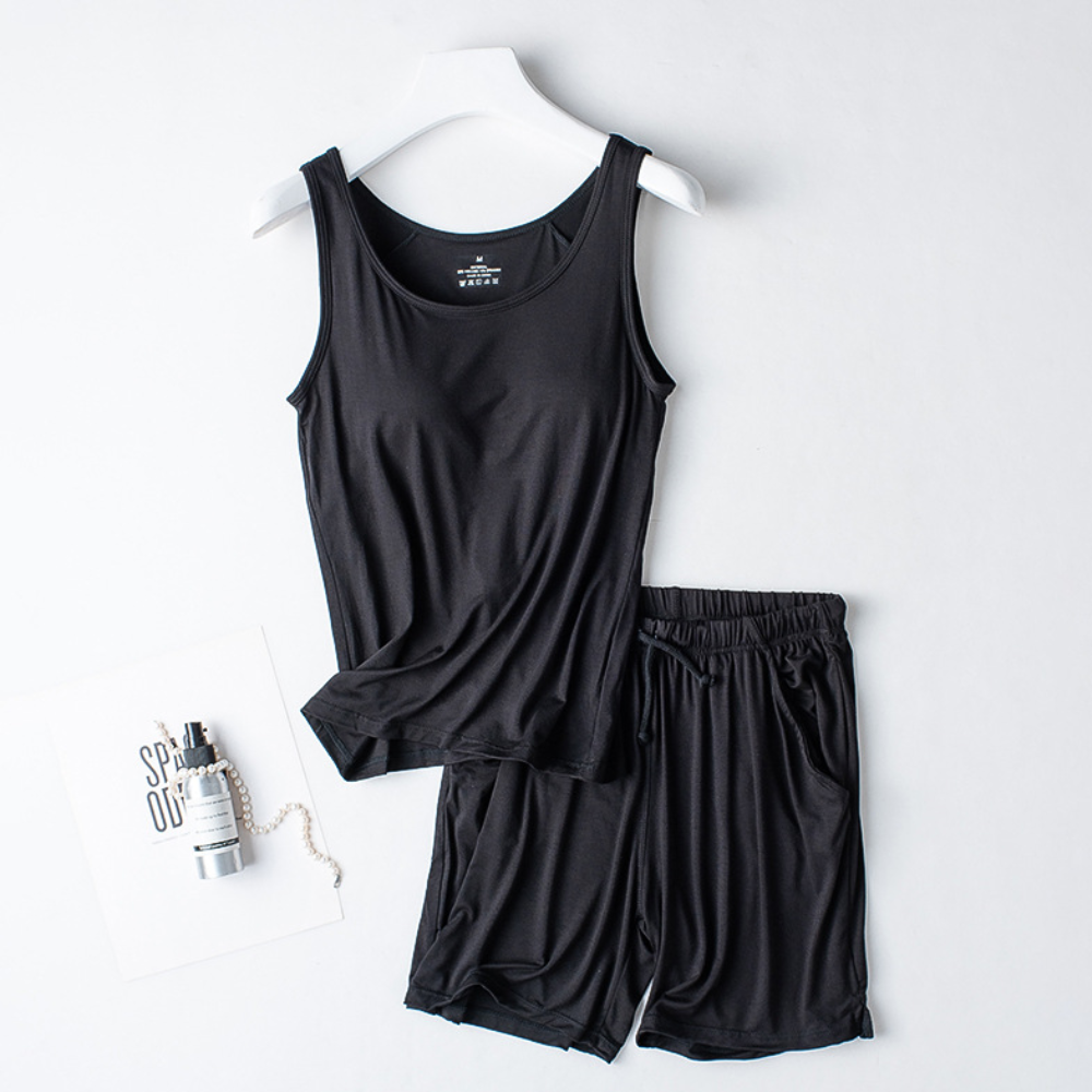 Pijama Feminino Curto em Modal Melina