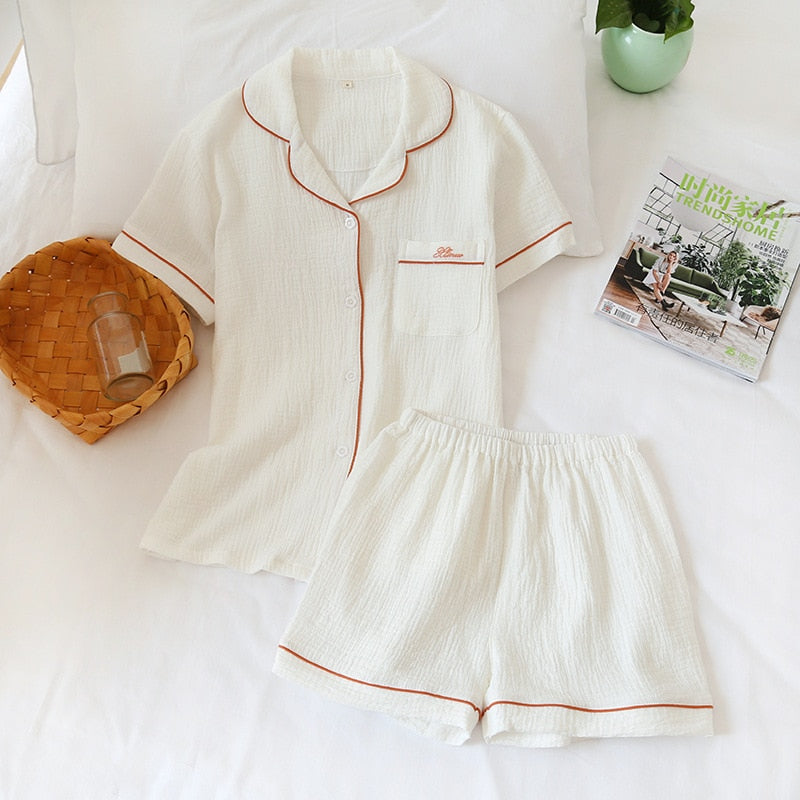 Pijama Feminino em Algodão Dominique