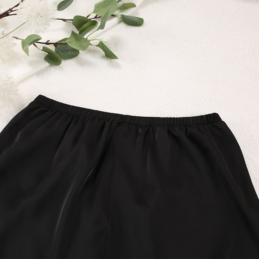 Pijama Feminino de Cetim Longo Chicago
