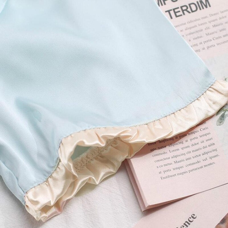 Pijama Feminino em Cetim Pietra