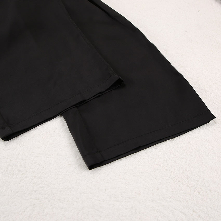 Pijama Feminino de Cetim Longo Chicago