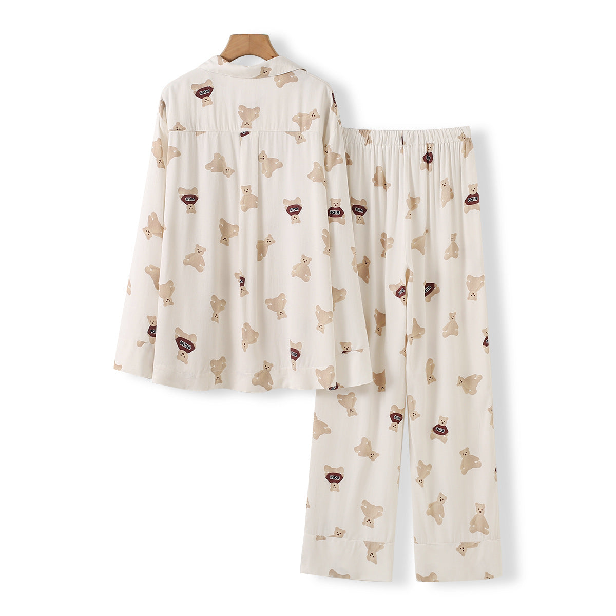 Pijama Feminino Americano Longo Ursinho