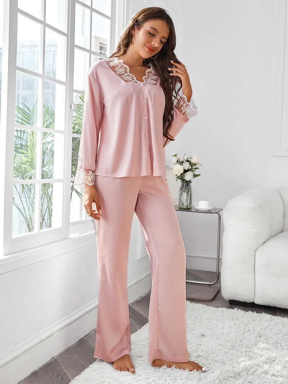 Pijama Feminino Americano Longo Catarina