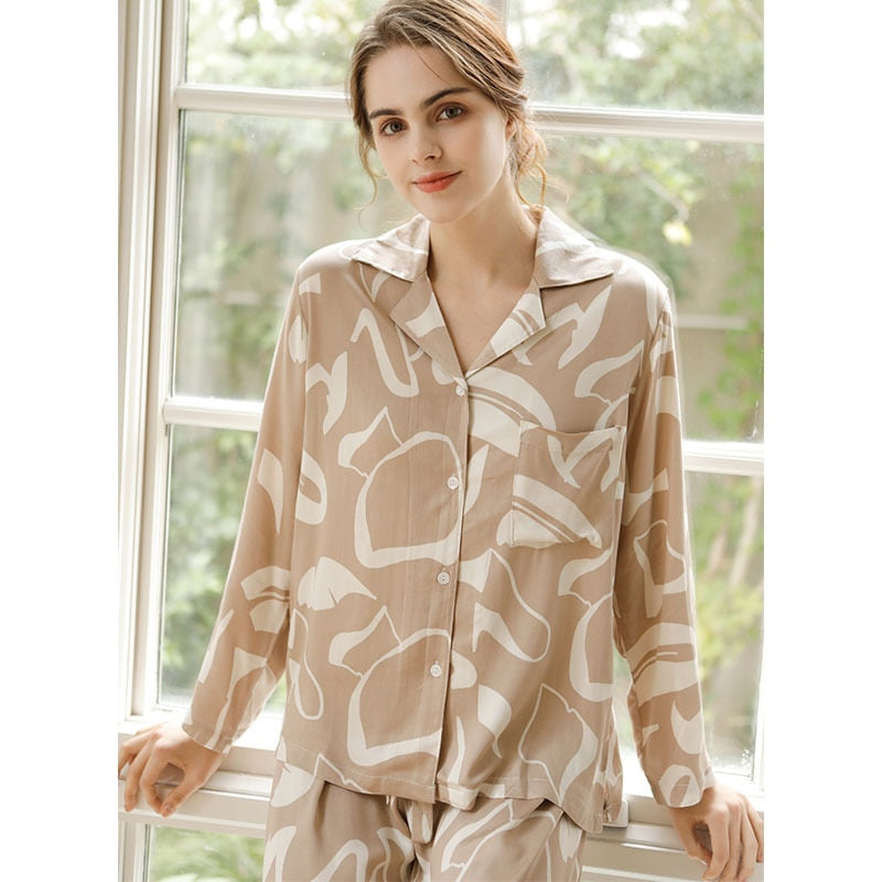 Pijama Feminino Americano Longo Amaya