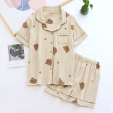 Pijama Feminino Americano Curto Luna