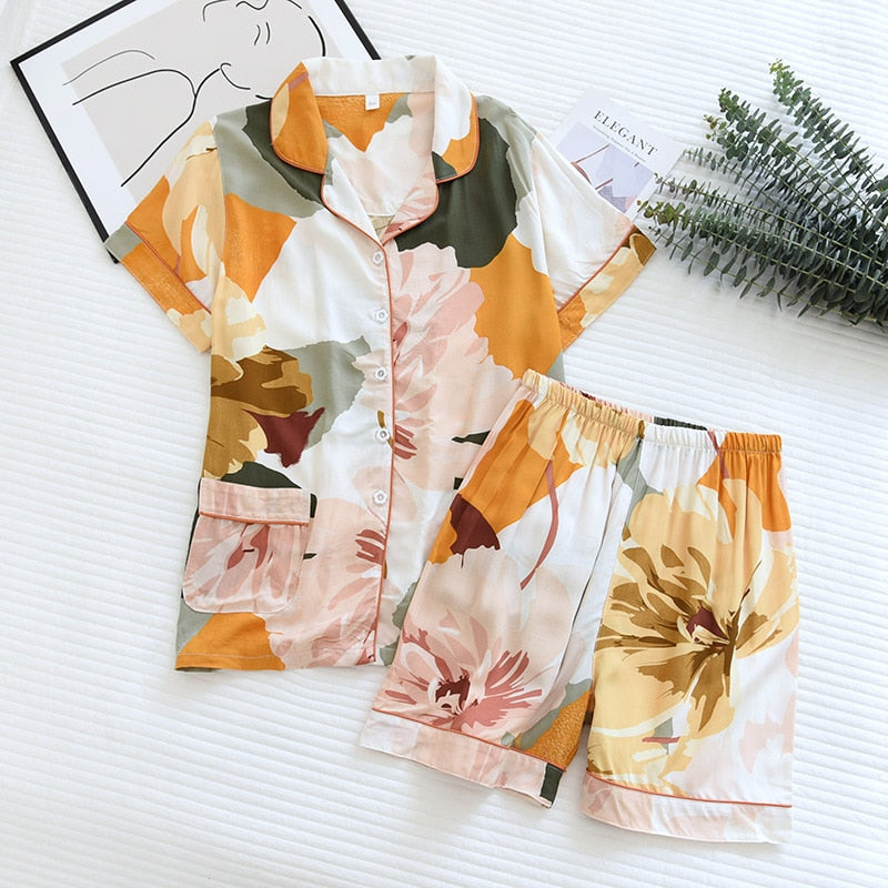 Pijama Feminino Curto Lavínia