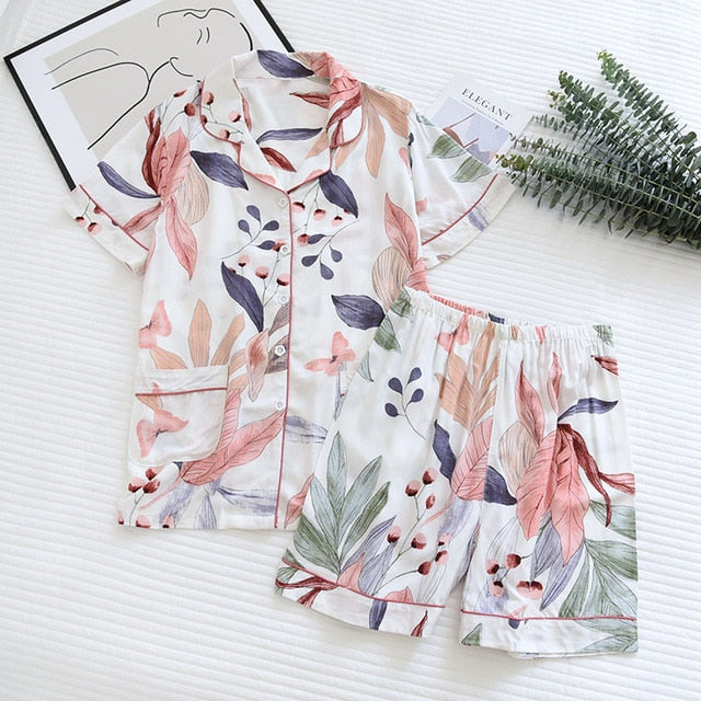 Pijama Feminino Curto Lavínia