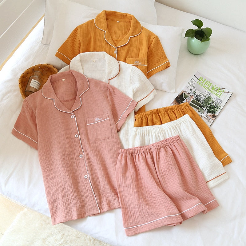 Pijama Feminino em Algodão Dominique