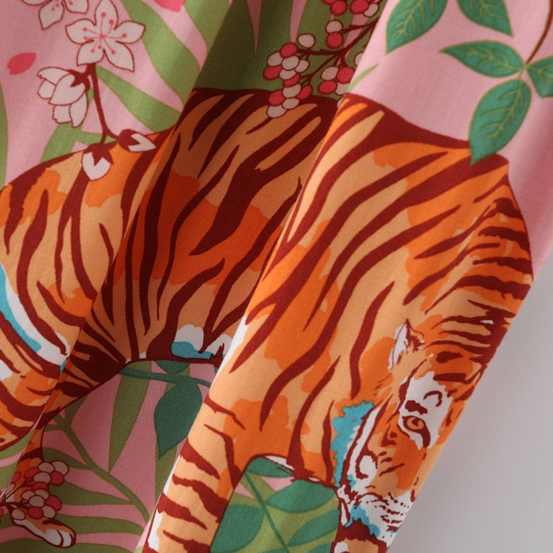 Pijama Feminino Curto Jungle