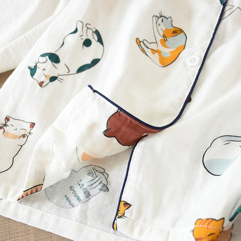 Pijama Feminino Curto Love Cats