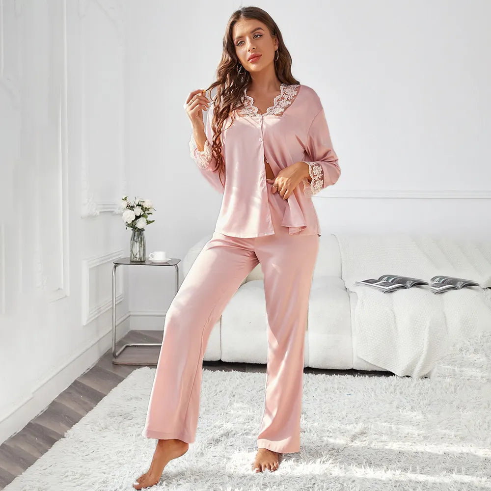 Pijama Feminino Americano Longo Catarina