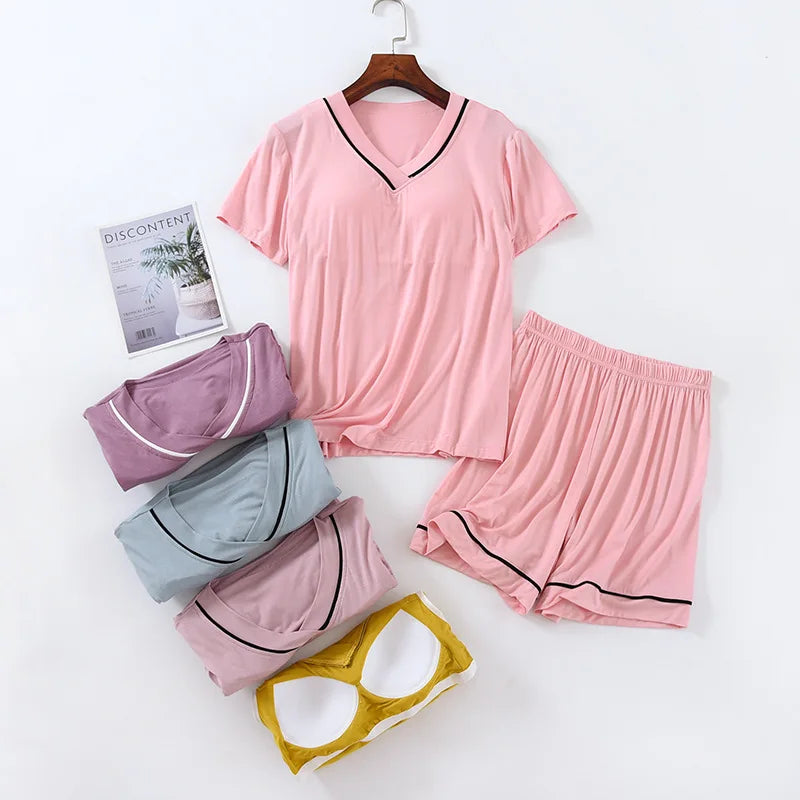 Pijama Feminino Curto Coralina