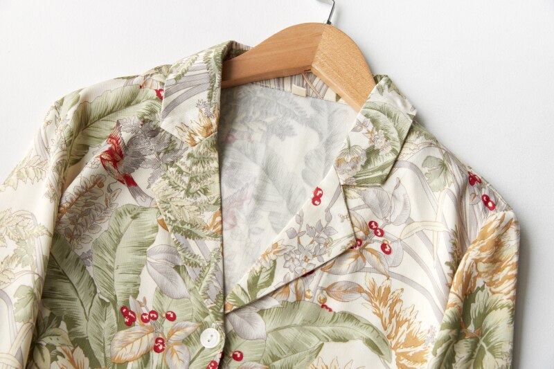 Pijama Feminino Americano Longo Dahlia