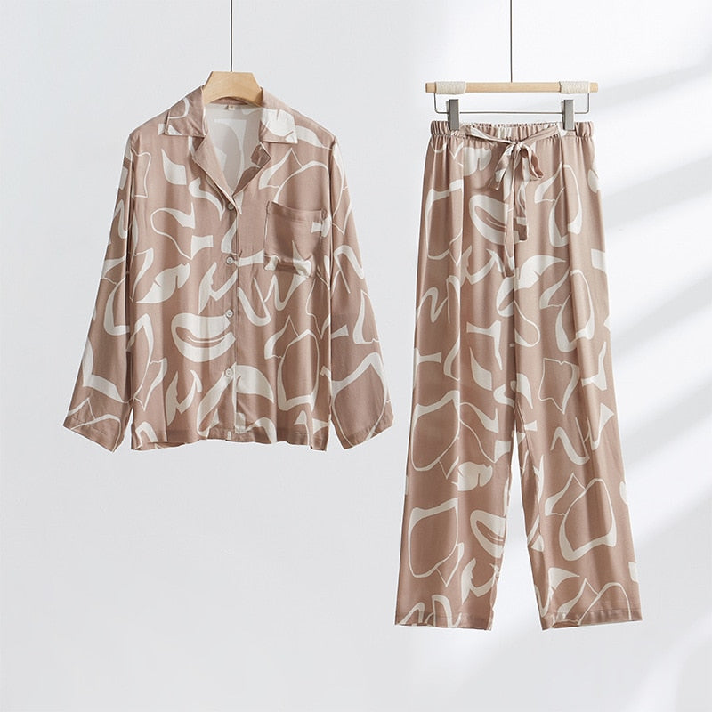 Pijama Feminino Americano Longo Amaya
