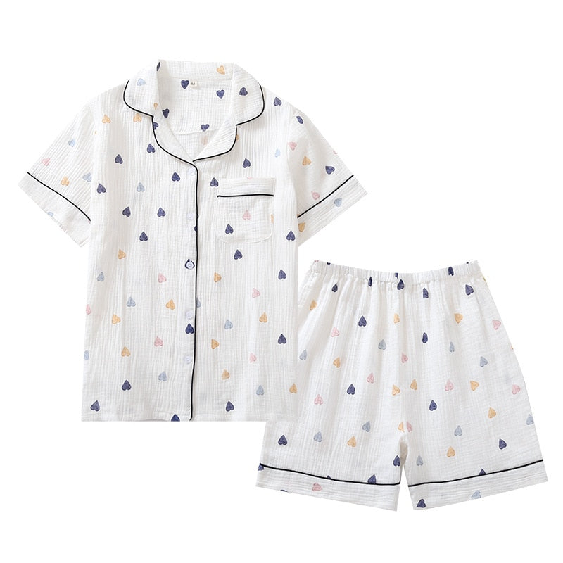 Pijama Feminino Americano Curto Alicia