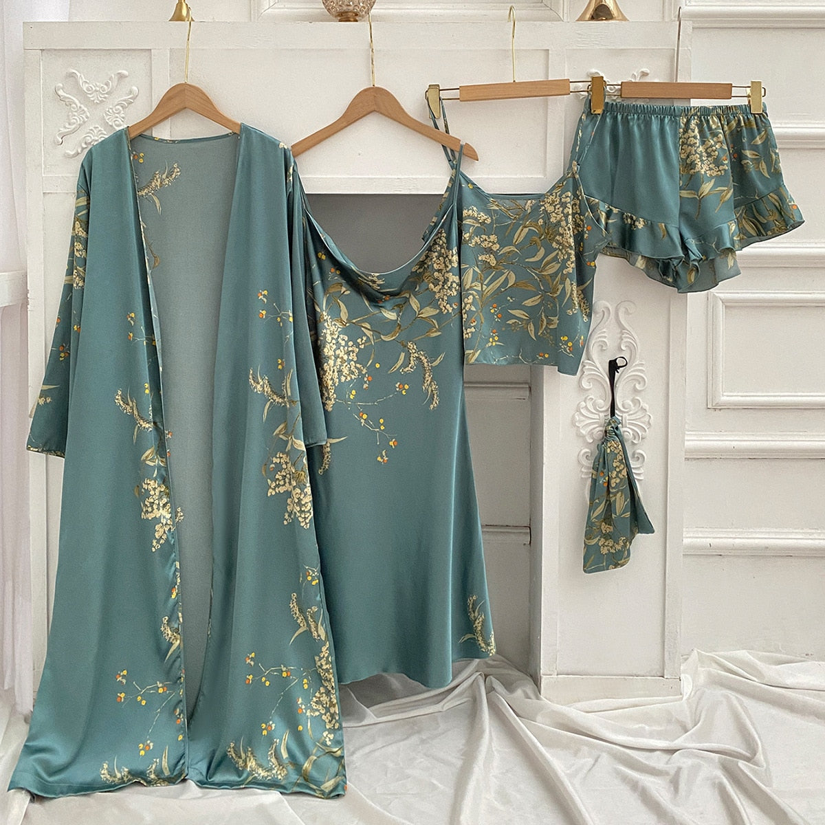 Pijama Feminino 4 Peças Elegant