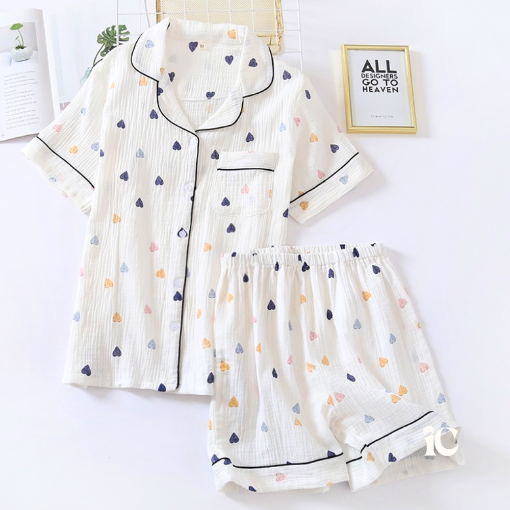 Pijama Feminino Americano Curto Alicia