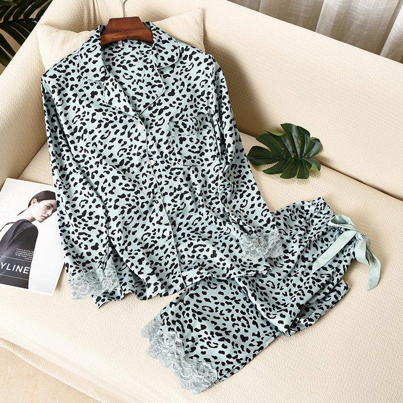 Pijama Feminino Americano Longo Animal Pri