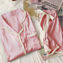 Pijama Feminino em Cetim Pietra