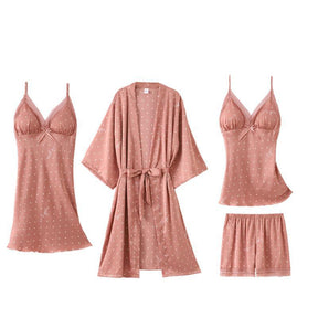 Pijama Feminino 4 Peças Sweet