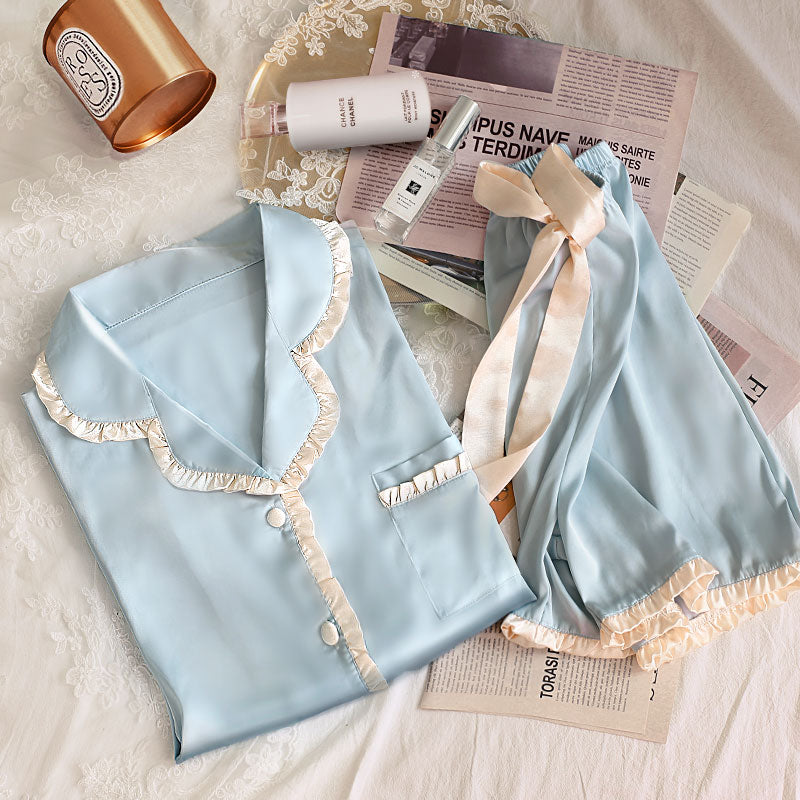 Pijama Feminino em Cetim Pietra