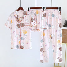 Pijama Feminino 3 Peças Madalena
