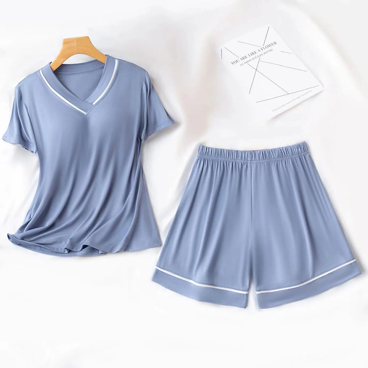 Pijama  Feminino Curto Coralina
