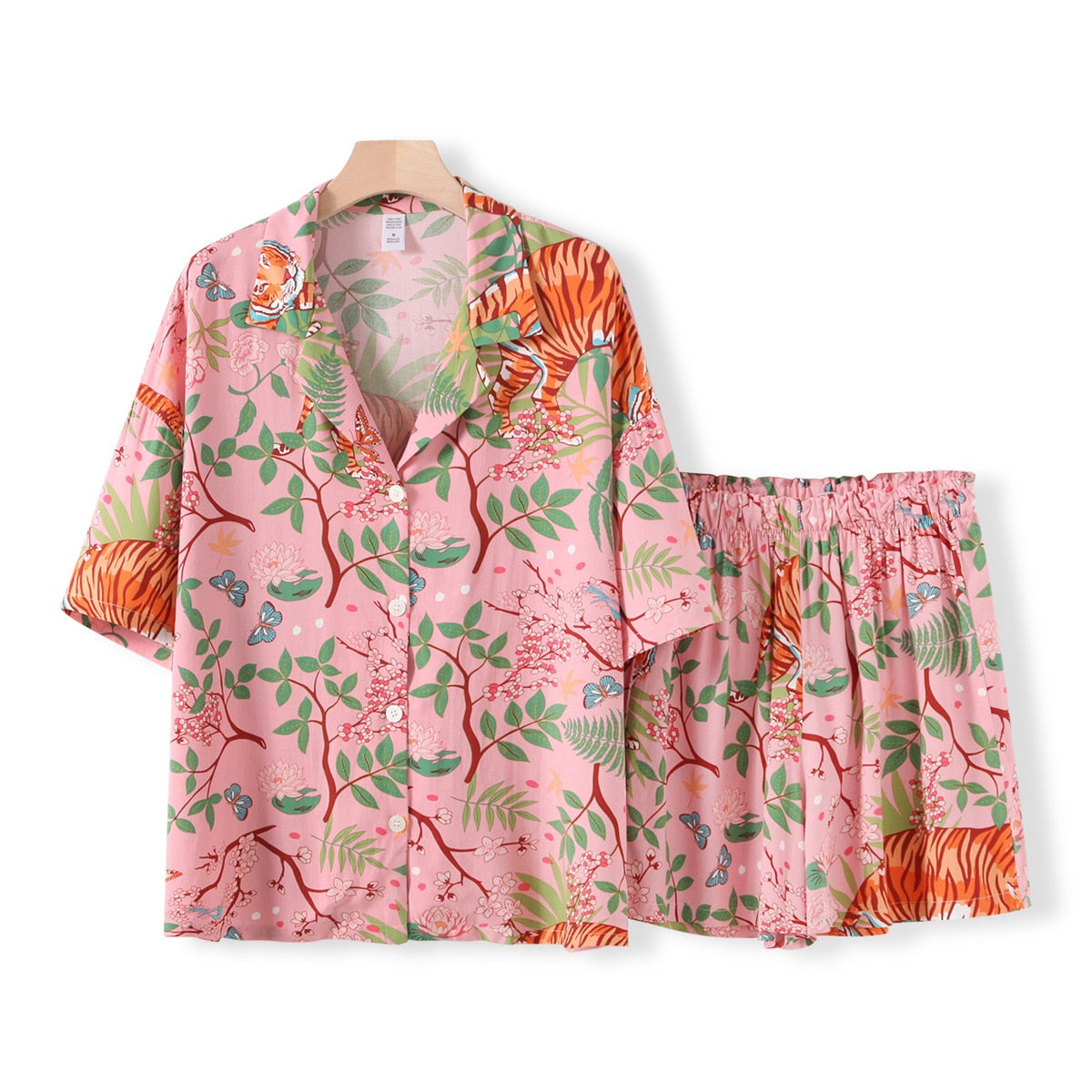 Pijama Feminino Curto Jungle
