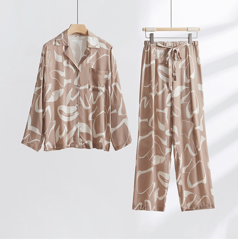 Pijama Feminino Americano Longo Amaya