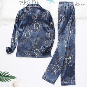 Pijama feminino em Cetim Longo Florença