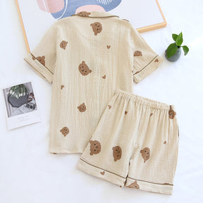 Pijama Feminino Americano Curto Luna