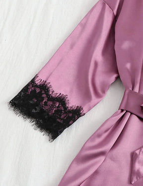 Pijama Artemis Feminino 4 Peças Cetim
