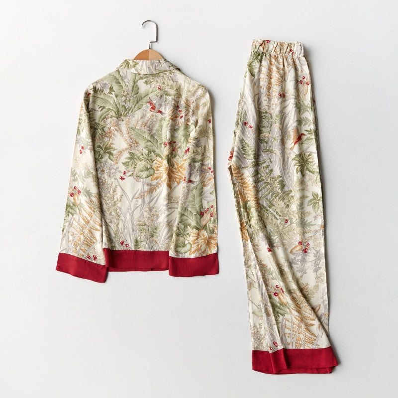 Pijama Feminino Americano Longo Dahlia