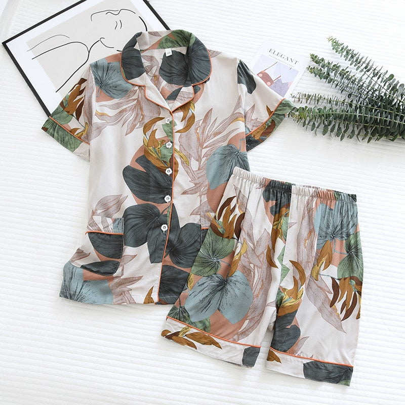 Pijama Feminino Curto Lavínia