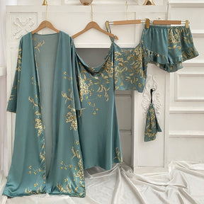 Pijama Feminino 4 Peças Elegant